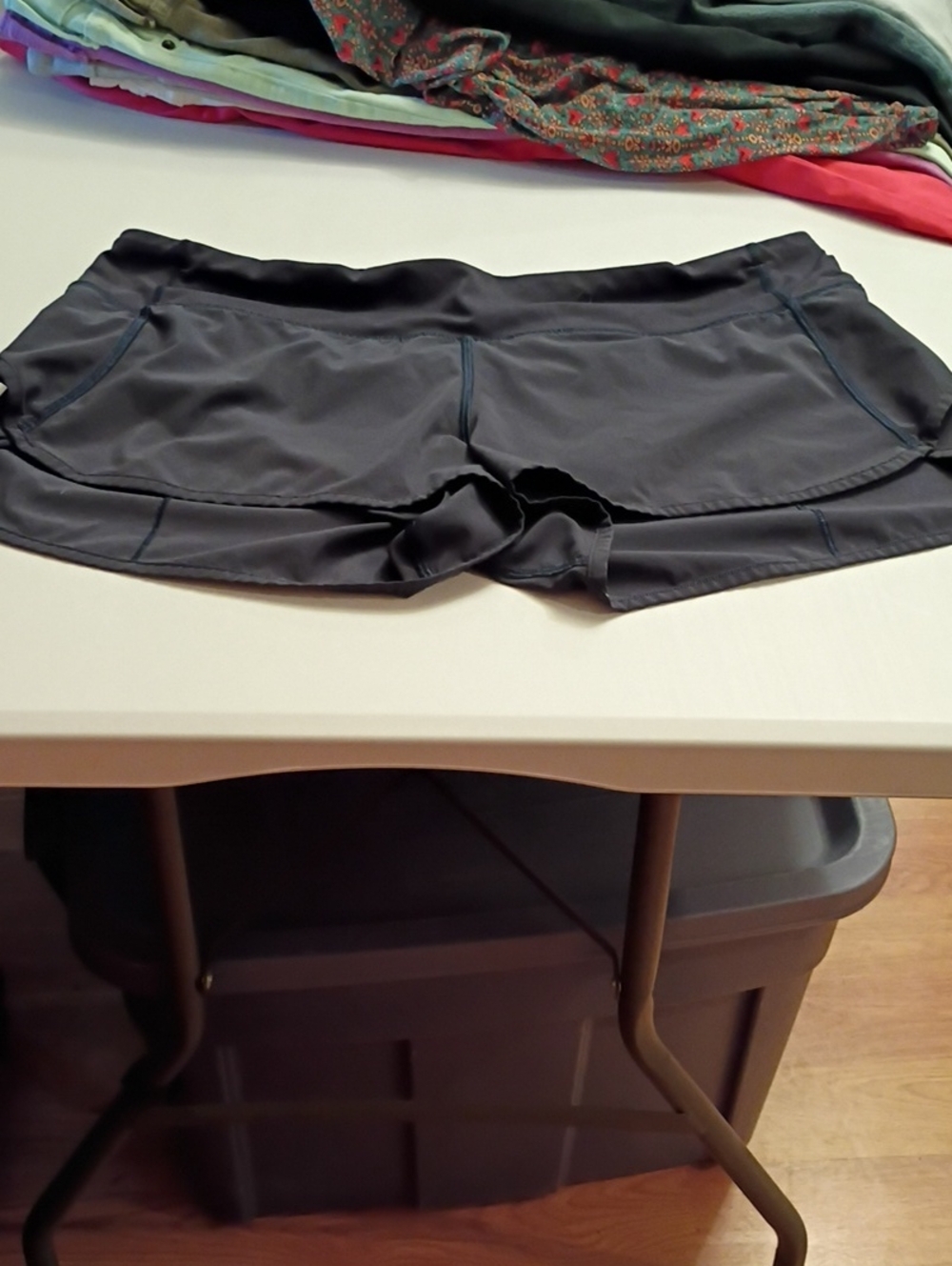 lululemon athletica Navy Athletic Hot Short